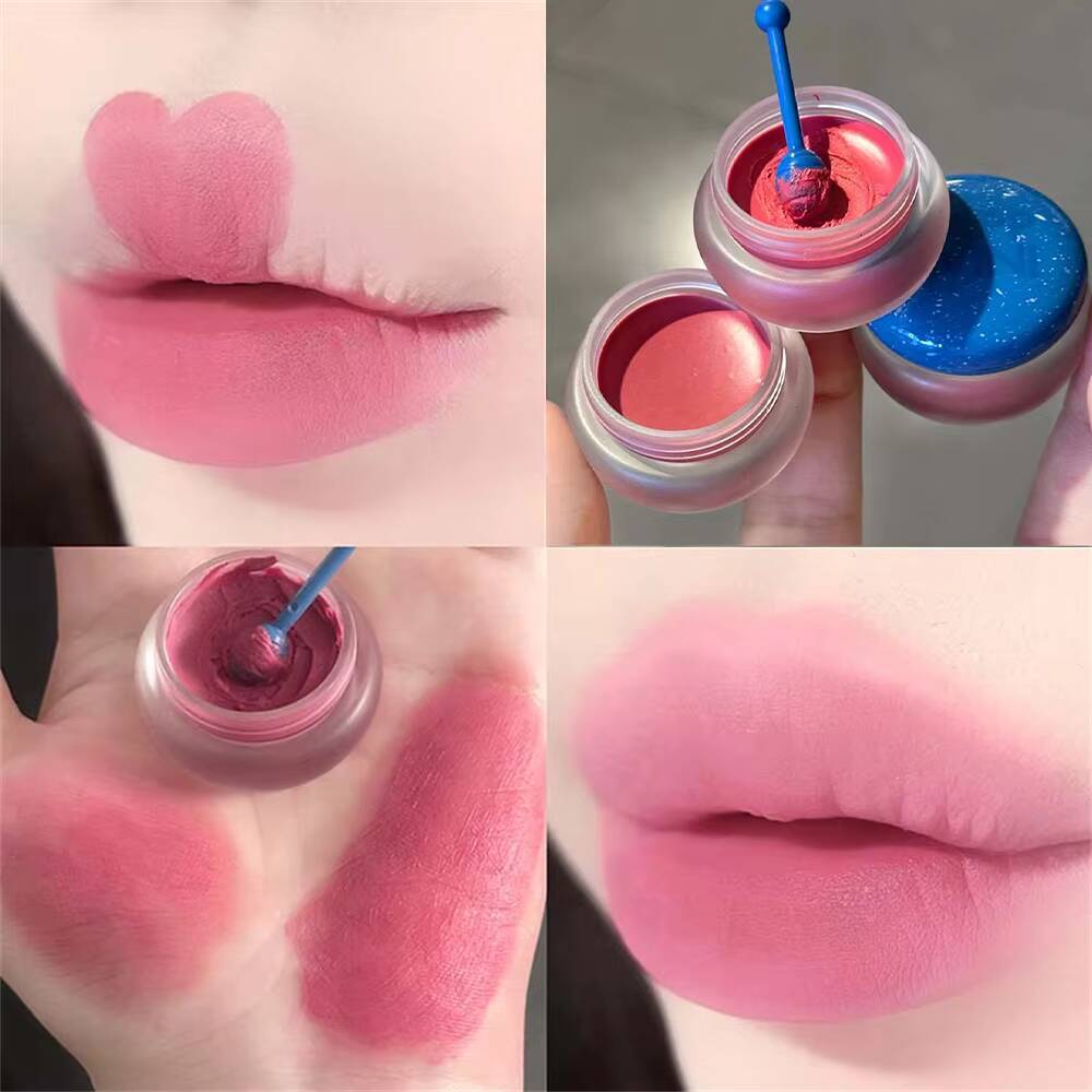 Slightly Drunk Rose Canned Mud Mist Lipstick Moisturizing Velvet Matte Mousse Solid Lip Gloss Rouge Cream Tint Lips Makeup happy