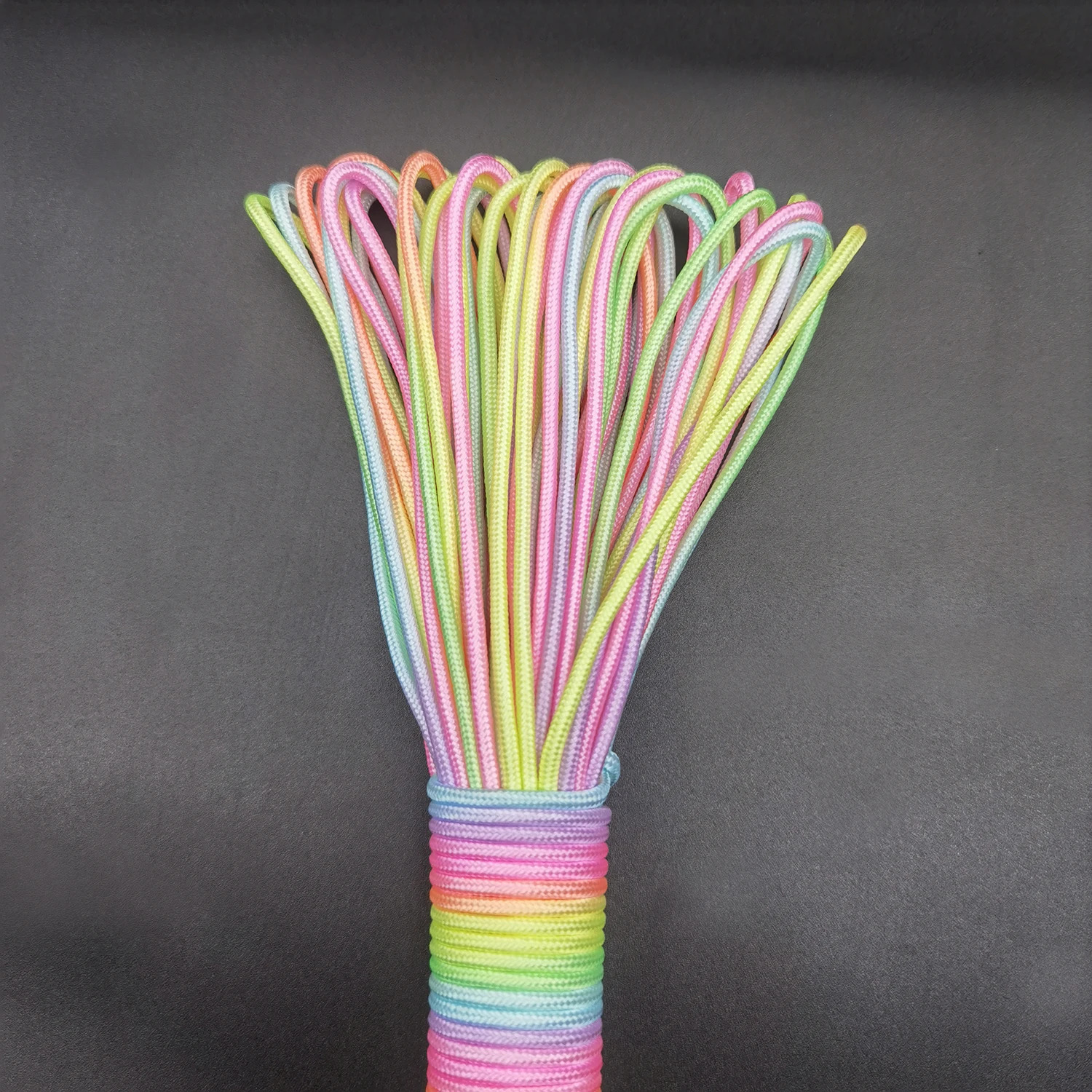 5m10m31m2mmm4mm diameter Rainbow rope 7 strands parachute Climbing camping survival gear bracelet 250611