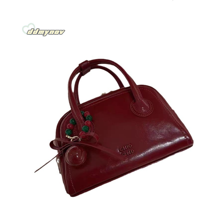 Nanfeng Chio2nd Ceir High-end Series Christmas Bingo Pillow for Women Red Handbag Crossbody Bag ddmynov ddmynov