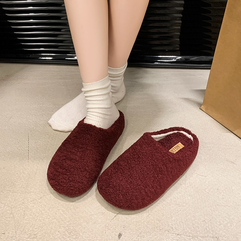 hot free shipping designer slippers for woman winter Indoor outdoor Snow boots keep warm white black brown Plush sandals