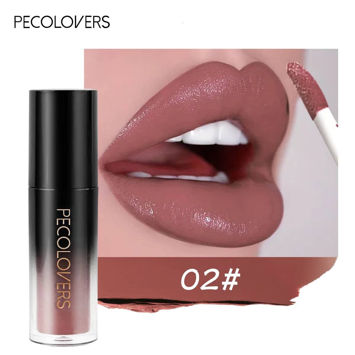 Sexy Red Gloss Velvet Long Lasting Lipstick Makeup Waterproof Non-stick Cup Tint Nude Liquid Lip Stick happy