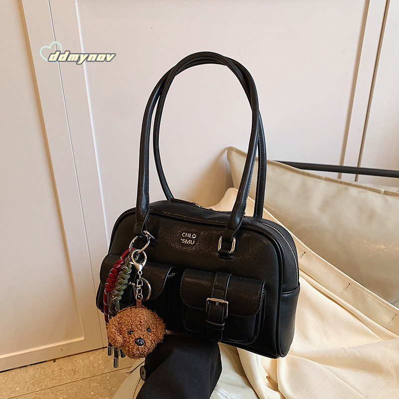 Underarm for Women Autumn Winter 2024 New Trendy Niche Handheld Bowling Ball Large Capacity Commuter Bag ddmynov ddmynov