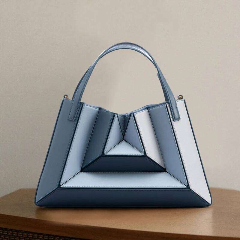Women's Bags Designer Fashion Sling Bags For Women Designer Handbags And Purse 2023 New In PU Ing Color Contrast Top Handle Messenger Bag