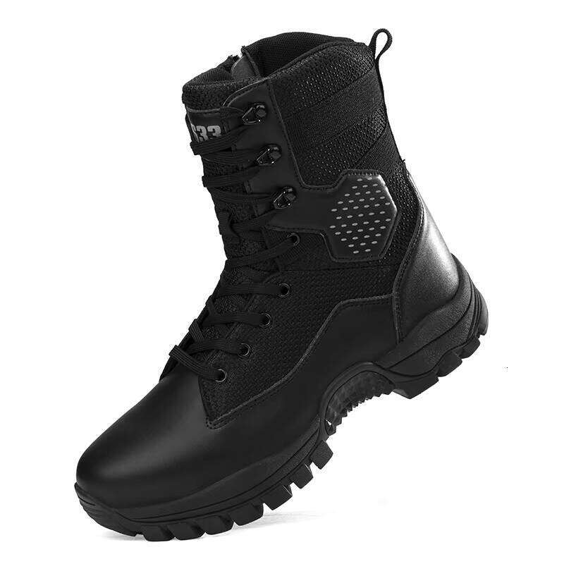 Outdoor Hiking Mountaineering Training Boots, Men's Wear-resistant and Anti slip Desert Tactical Boots