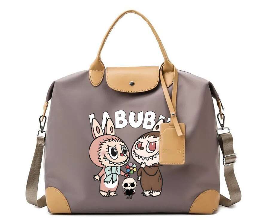 Hot Selling Labubu Cute Travel Bag Carry On Lage Handbag Large Capacity Portable Bags Cartoon Anime Graphic Print Backpacks Party Gifts Designer Bags