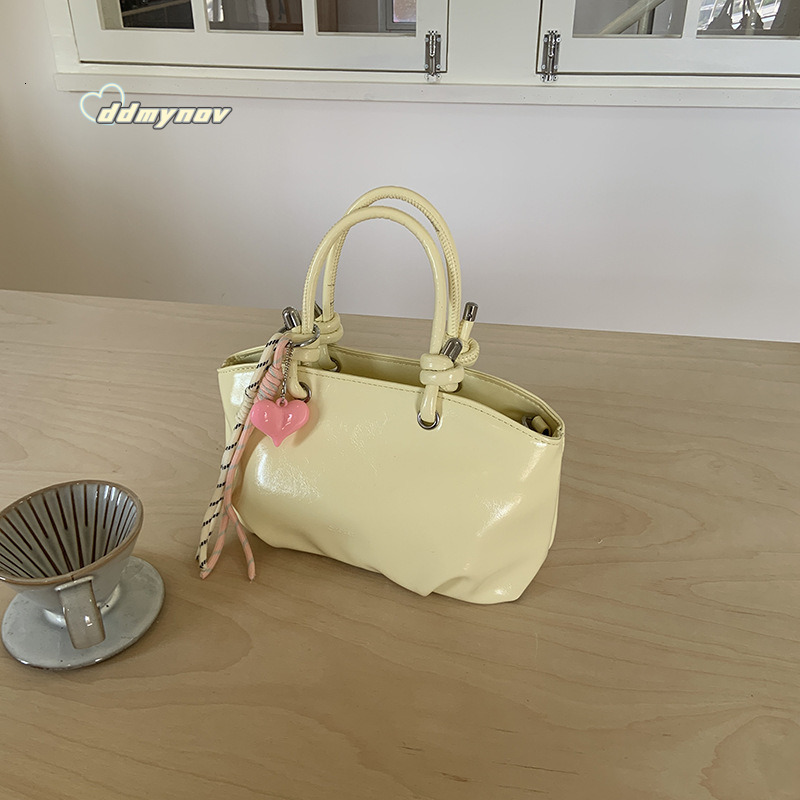 Korean Style Fashion Simple Handbag for Women 2025 Summer Niche Trendy Versatile Commuter Shoulder Crossbody Bag ddmynov ddmynov