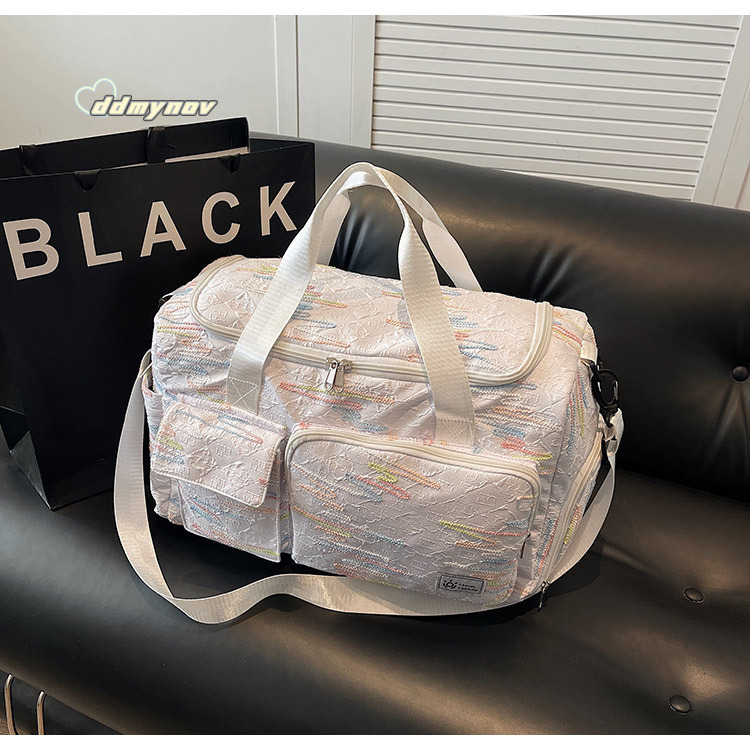Short for Women, Large Capacity, Lightweight, Handheld, Dry Wet Separation, Sports Fitness Bag, Travel and Business Trip Luggage Bag ddmynov