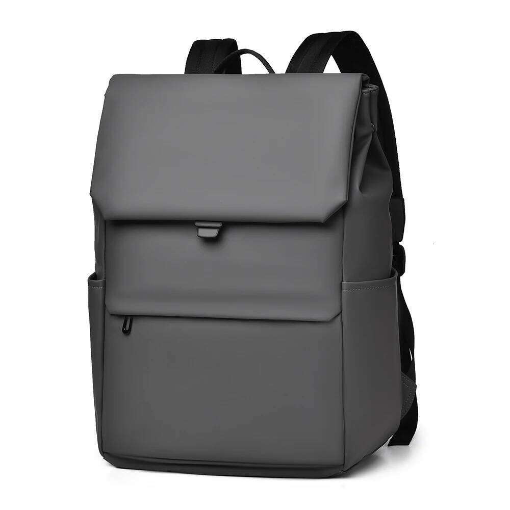 Minimalist Men's Waterproof Flap - Style Laptop Backpack For Work And Daily Errands