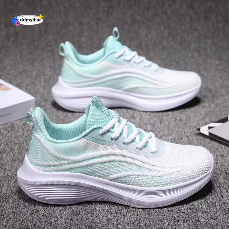Brand Women's Sports Women Summer New Shock Absorption Soft Sole Mesh Casual Breathable Running Shoes ddmythur