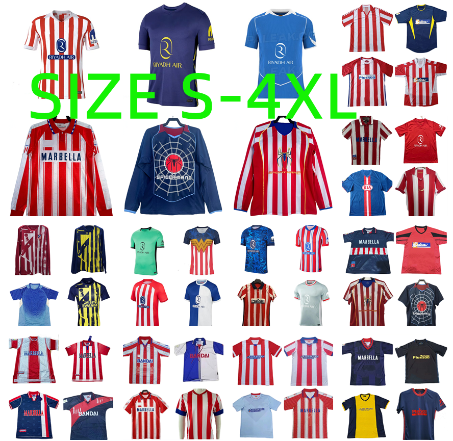 20 21 23 24 25 26 Atletico Madrids GRIEZMANN Soccer Jerseys 2025 2026 J.ALVAREZ Simeone 94 95 96 97 98 99 00 13 14 15 16 17 F.TORRES vintage Camiseta de futbol football shirt