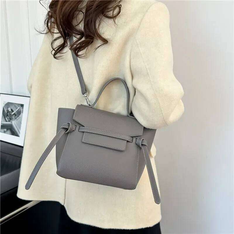 2025 Work Tote Convertible Leather Shoulder Bag | Gold Hardware & Doc Pocket For Women Office/Meeting