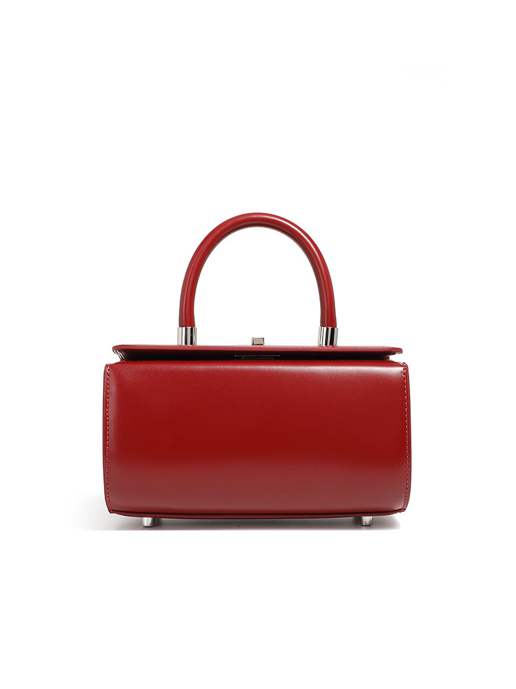 Free Shipping Niche Small Square Bag New Cowhide Single Designer Bags Shoulder Crossbody Women's Luxury Handbag Box Bag