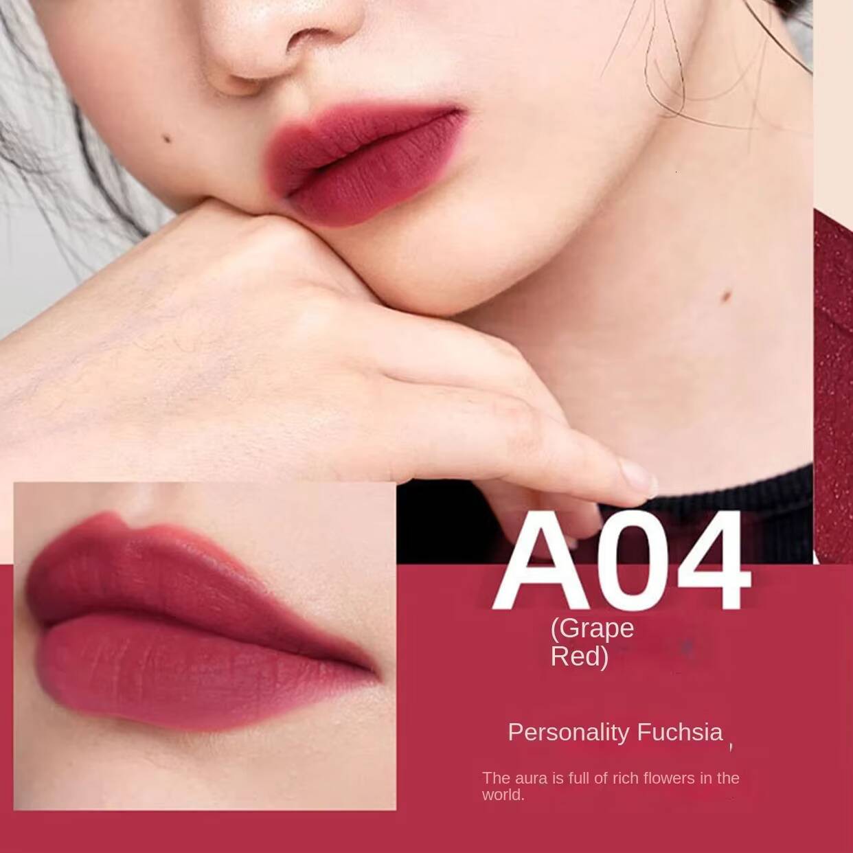 Gloss Moisturizing Tint Mud 6 Colors Lips Makeup Lipstick Long Lasting Lip Glaze Creative Cosmetics Waterproof happy