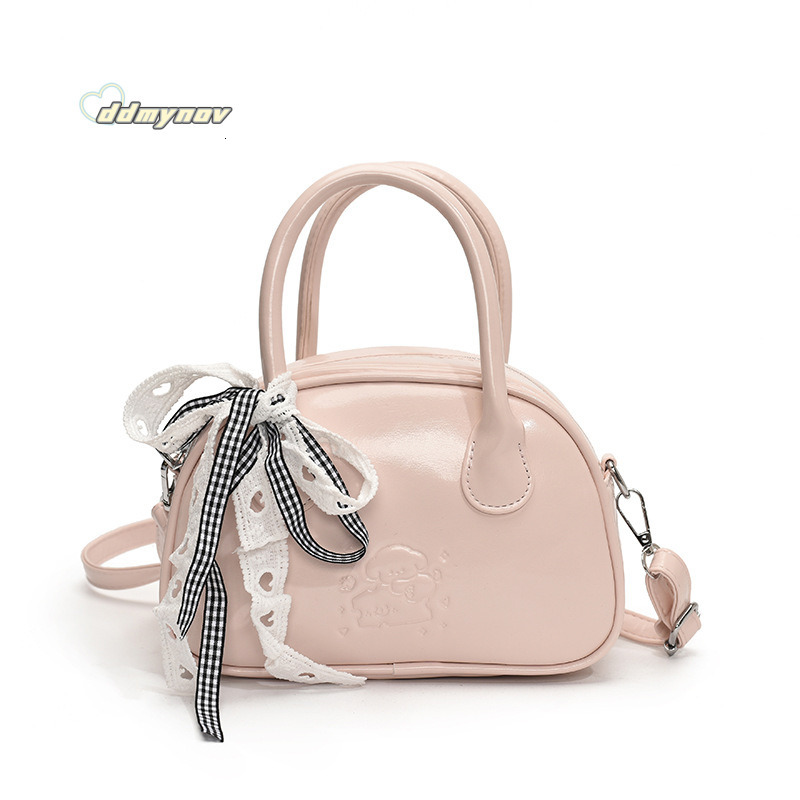 Korean Style INS Solid Color Cute Handheld Shell for Women 2025 Spring Fashion Versatile Commuter Shoulder Crossbody Bag ddmynov ddmynov