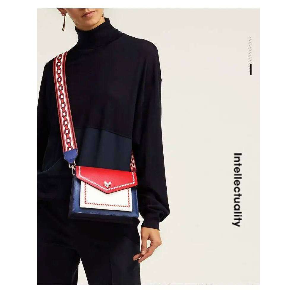 FOXER Brand Women Fashion Crossbody Lady Split Leather +Pu Small Shoulder Colorful Flap Cute Design Bag