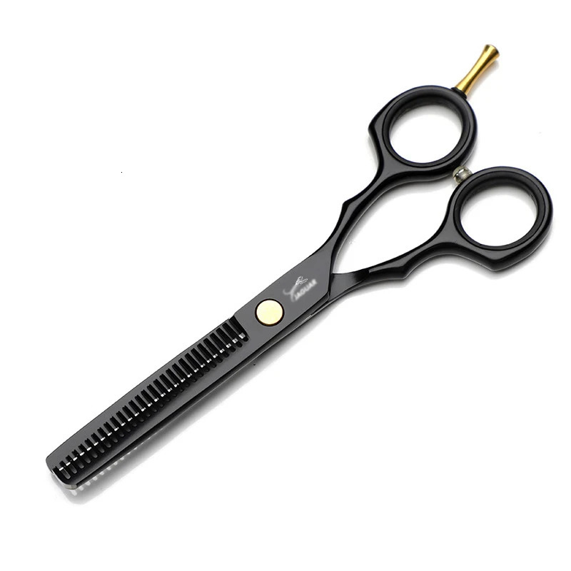 5.5 6.0 Inch Hair Scissors Professional Barber Hairdressing Cutting Thinning Set Reversed Scissors Laser wire scissors 250611