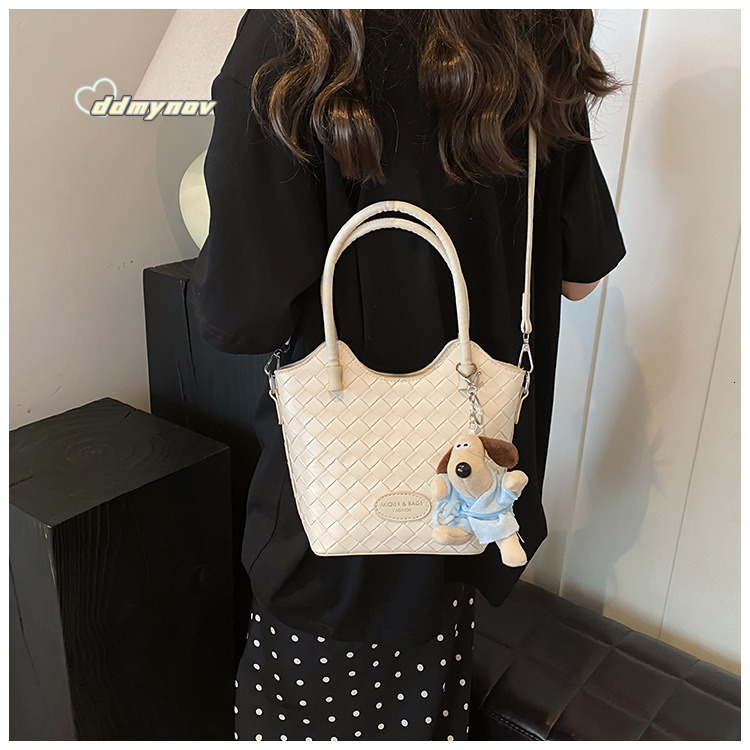 Trendy Silver Handwoven for Women 2025 Super Popular New Light Luxury Niche High-end Crossbody Bag ddmynov ddmynov ddmynov