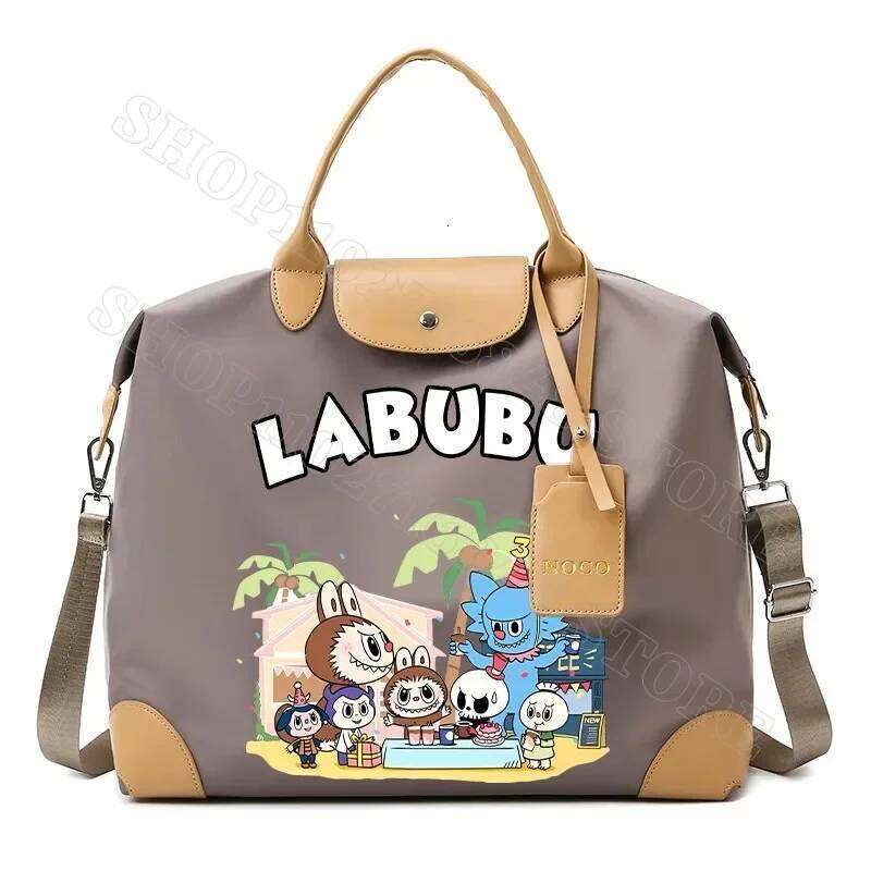 Hot Selling Labubu Cute Travel Bag Carry On Lage Handbag Large Capacity Portable Bags Cartoon Anime Graphic Print Backpacks Party Gifts