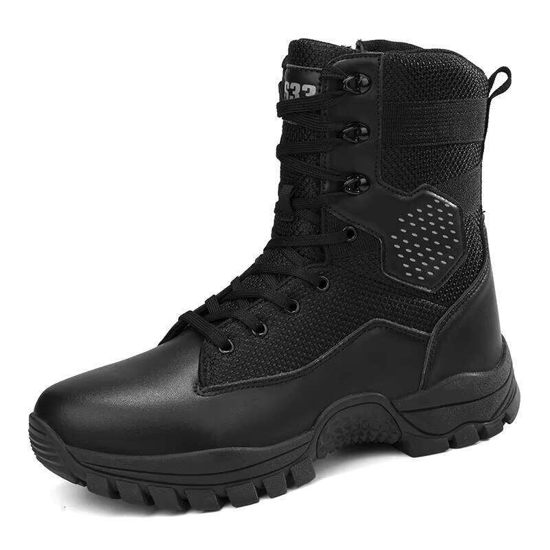 Outdoor Hiking Mountaineering Training Boots, Men's Wear-resistant and Anti slip Desert Tactical Boots