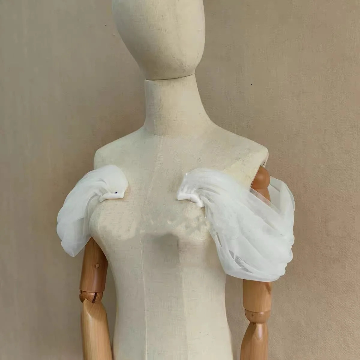 Bridal Sleeves Detachable Shoulder Straps off Shoulder Sleeves Womens Wedding Dress Accessories Multi Colored Shiny Color250616