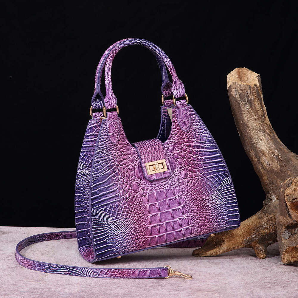 Handbag for women underarm bag Women's Bag Crocodile Pattern vintage large capacity tote bag women crossbody bag shoulder bag crescent bag fashio