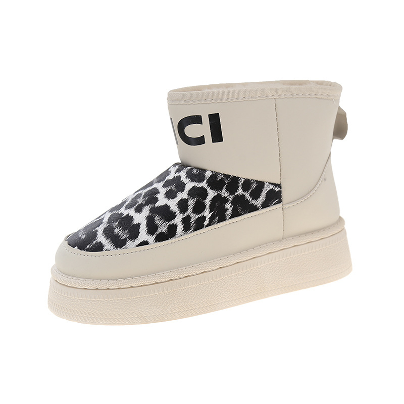 hot Free shipping designer Boots for woman cotton shoes keep warm Fashion Boots classic white black brown snow boots