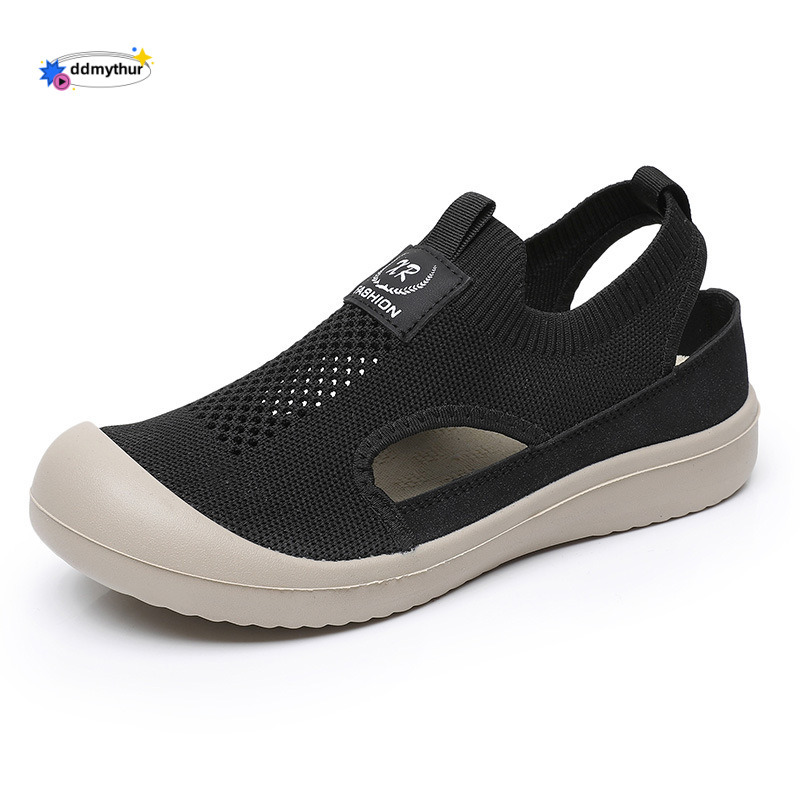 2025 Soft Comfortable Breathable Women's Spring and Autumn New Slip-On Thick Sole Ladies Lazy Shoes ddmythur