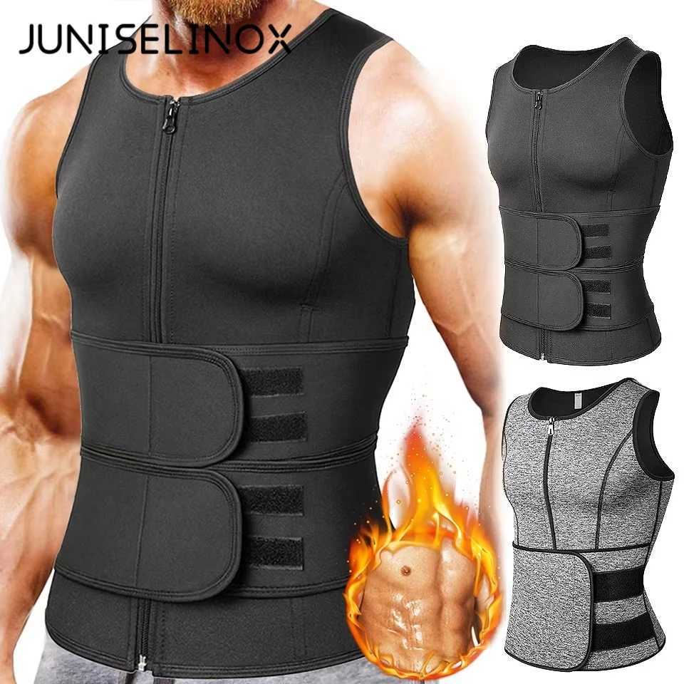 Men Body Shaper Waist Trainer Vest Slimming Sauna Sweat Vest Compression Undershirt Shapewear Workout Tank Tops Corset W250616