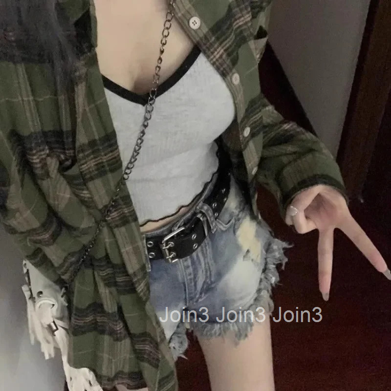 Streetwear Short Jean Pants Woman Wide With Waist Pocket Denim Shorts For Women Korean Style Cheap New In Luxury Flowy Elasticty