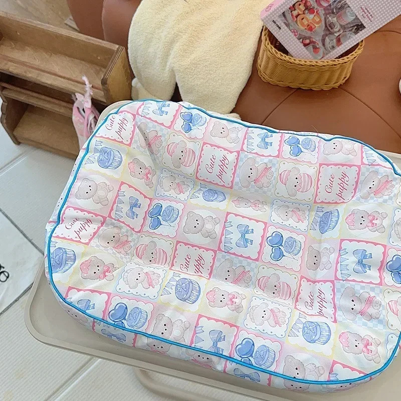 Creative Dog Mat Digital Printed Cat Mat Summer Cool Dog Nest Four Seasons Universal Waterproof Breathable Soft Pet Mats 250614