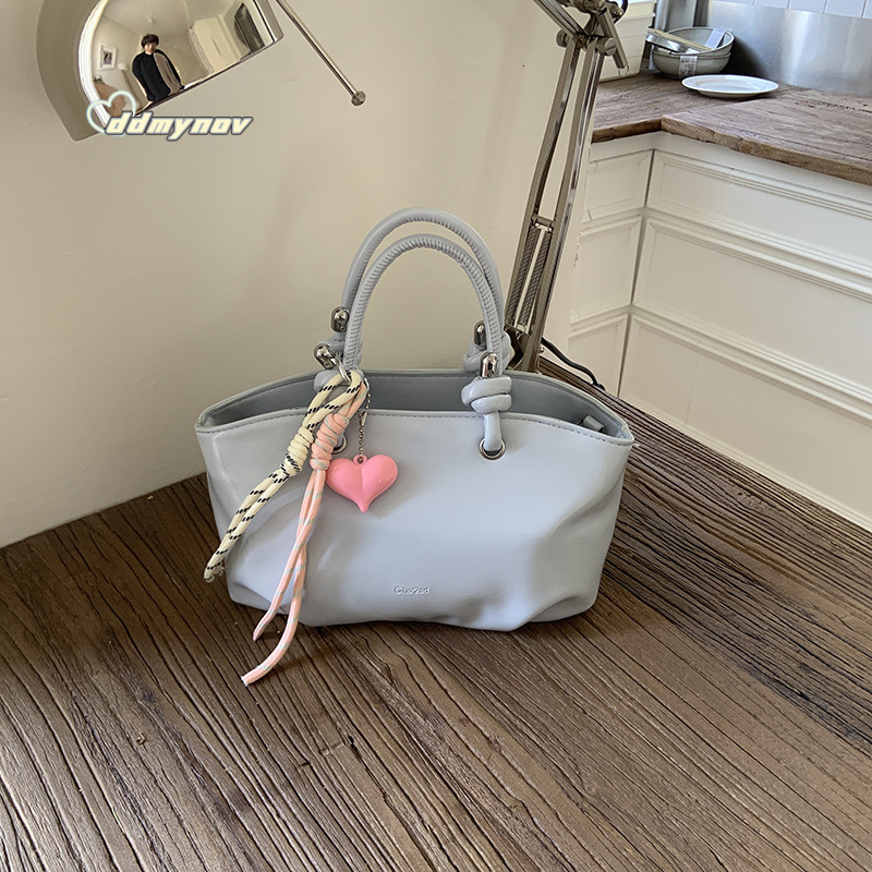 Korean Style Fashion Simple Handbag for Women 2025 Summer Niche Trendy Versatile Commuter Shoulder Crossbody Bag ddmynov ddmynov