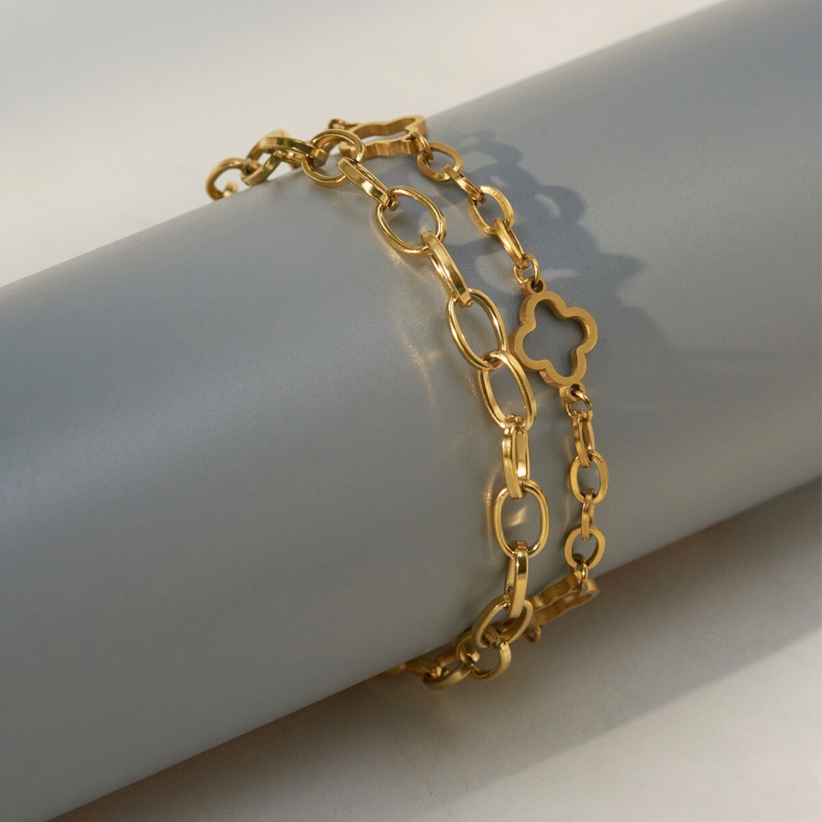 Light Fashion Simple Personality Bracelet for Women Titanium Steel Design Jewelry