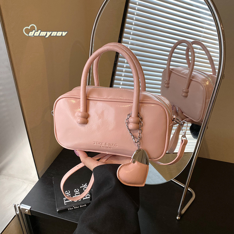 Niche Simple Elegant Handbag for Women 2025 Spring Summer New Fashion Gentle Casual Commuter Shoulder Crossbody Bag ddmynov
