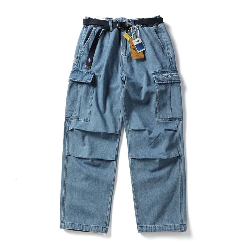 Men Top Quality Pure Cotton Camouflage Loose Casual Japanese Streetwear Fashion Wide Leg Track Cargo Pants Cityboy Baggy Trouser 250612