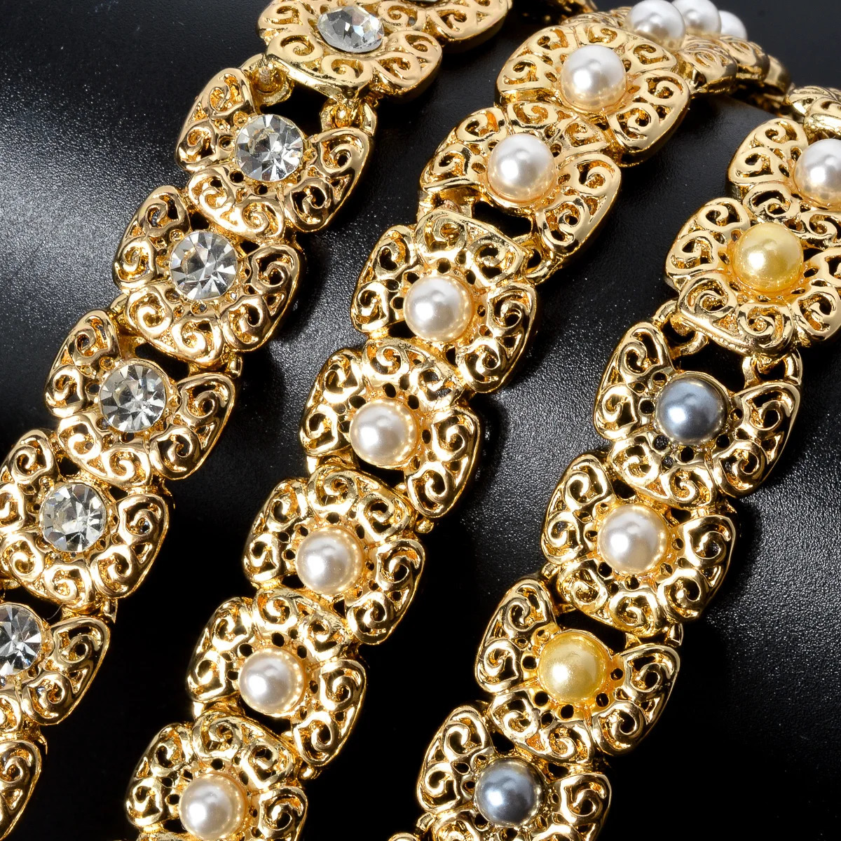 Quality Jewelry Set For Women Pearl Necklace Bracelet Ring Earring Trend Wedding Party Jewelry Set Mothers Day Gift 250609