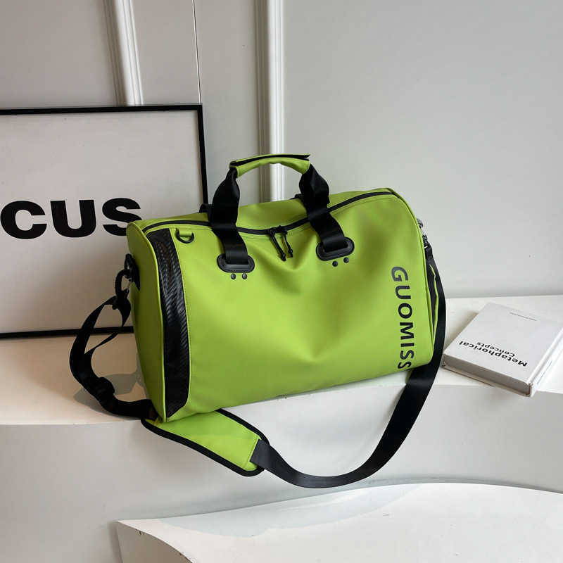 New Model Shoe Compartment Large Capacity Travel Bag Handheld Dry Wet Separation Gym Bag Short Trip Travel Bag Luggage Bag