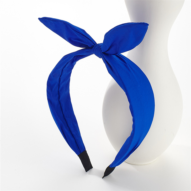 Colourful dopamine bow hair band candy colour wide side hair card net red temperament hair band hair accessories