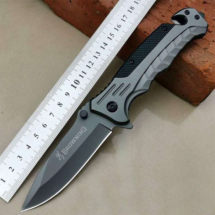 Browning Outdoor Self-defense Multi-functional Folding Wilderness Survival Camping Collectible Military Knife