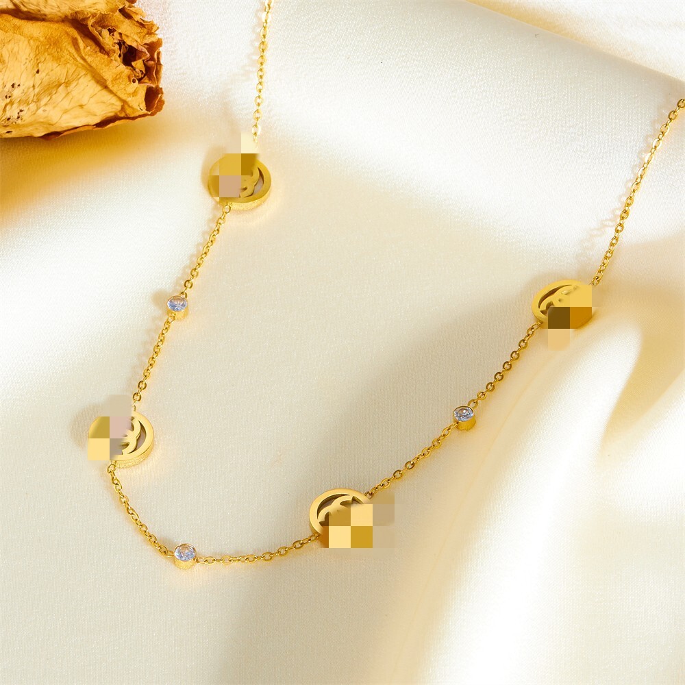 New Style Fashionable Elegant Natural Mother-of-Pearl Shell Versatile Non-Fading Necklace for Women