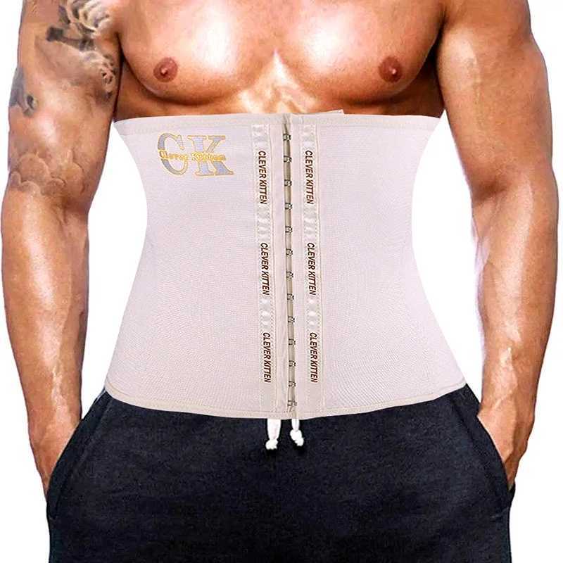 AfruliA Men Modeling Strap Slimming Waist Trainer Tummy Control Belt Body Shaper Sports Brace Abdomen Band Compression Shapewear W250616
