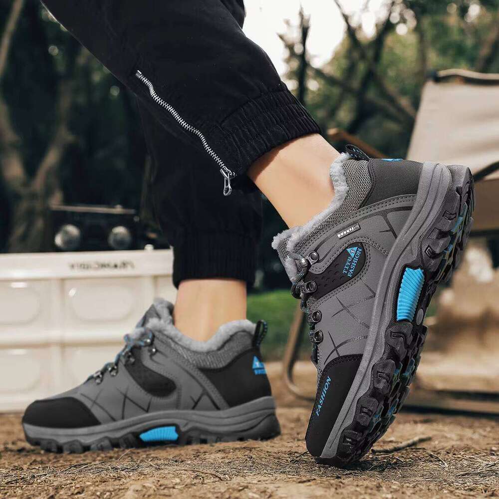 Winter Warm Outdoor Leisure Cotton New Design Fashion Men's Hiking Shoes