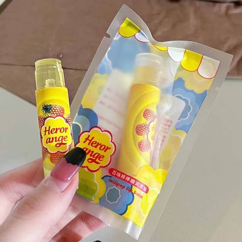 Fruit Moisturizing Balm Grapes Makeup Jelly Lighten Lines Plump Tint Nude Lipstick Primer Colorless Lip Care Wholesale happy