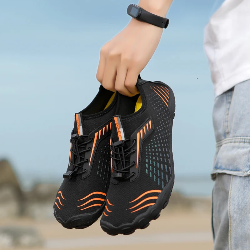 Mens Summer Aqua Shoes Multi functional Quick-Dry Non-Slip Selling Water Shoes Outdoor Beach Breathable Swimming Shoes 250613
