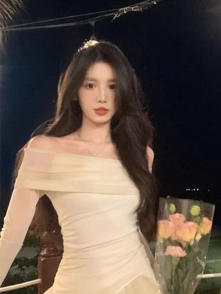 Spring Two Pieces Skirt Set Women Y2k Crop Tops T-shirt Cake Skirts Japanese Kawaii Fashion Suits Chic Outwear Korean 250614