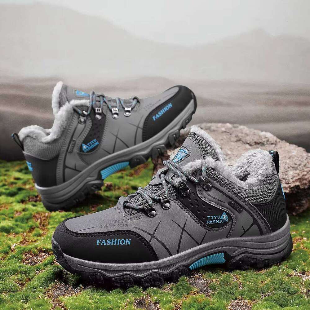 Winter Warm Outdoor Leisure Cotton New Design Fashion Men's Hiking Shoes