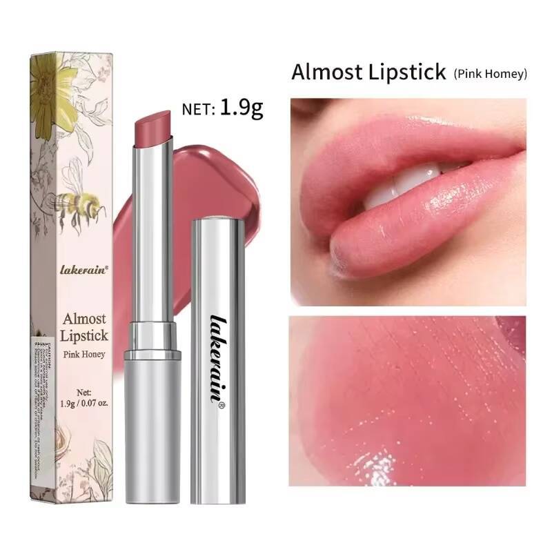 Vitamin E Pink Honey Lipstick Nourishing Moisturizing Tinted Plumping Balm Smooth Enhancing Natural Color Lip Care Makeup happy
