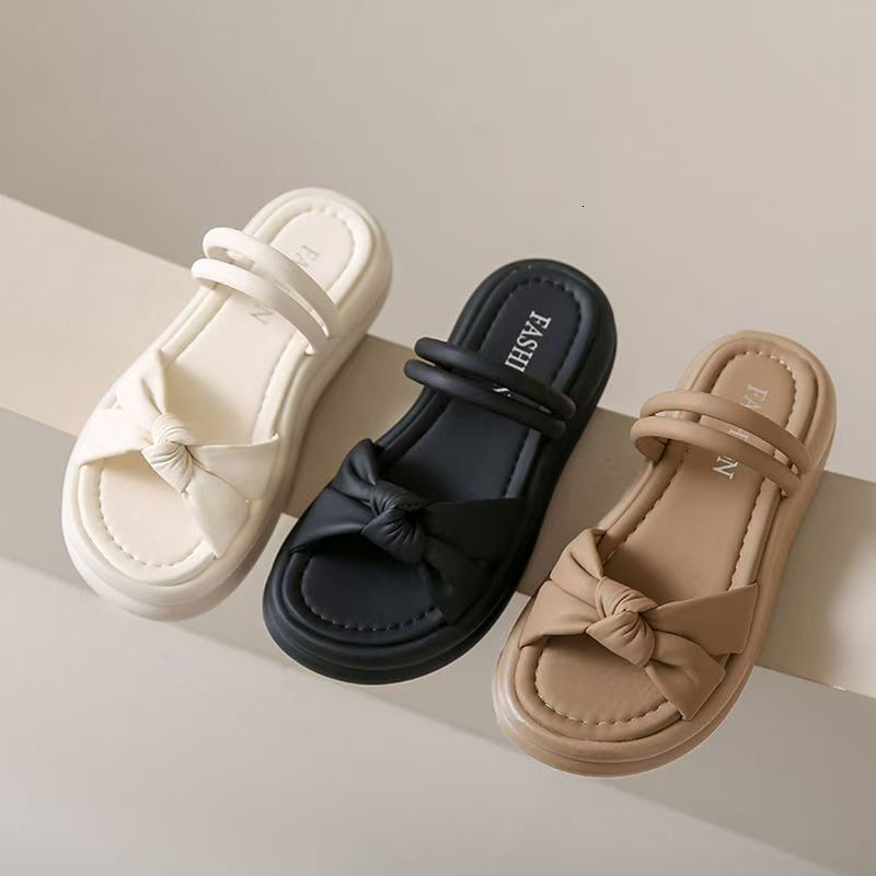 Women's Thick Bottom Sandals Summer New Multi functional Shoes Fairy Style Soft Bottom Anti slip Beach Sandals Designer Sandals