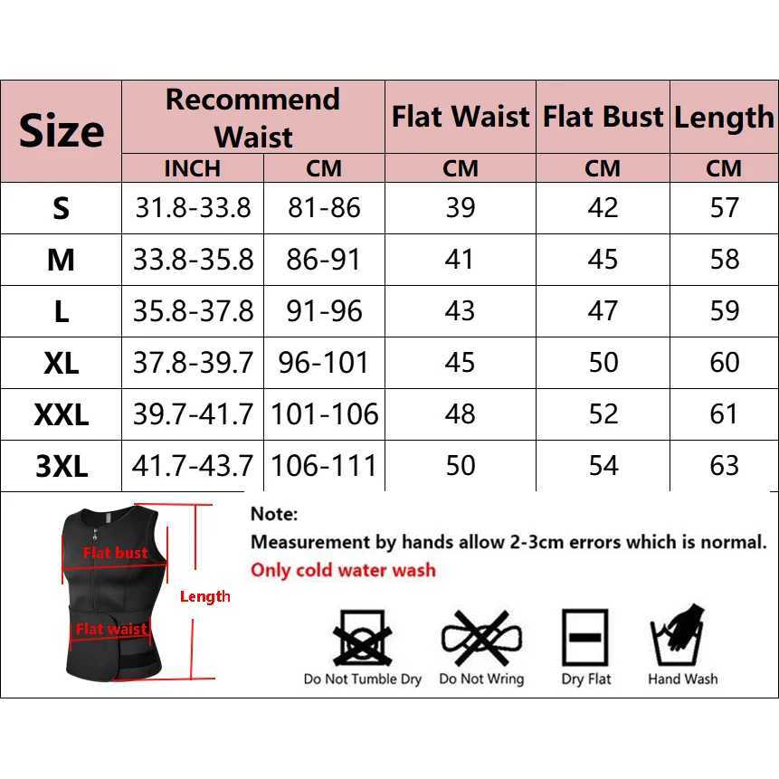Men Waist Trainer Slimming Vest Sauna Sweat Compression Workout Shirts Fat Burner Stomach Slim Body Shaper Weight Loss Suit W250616
