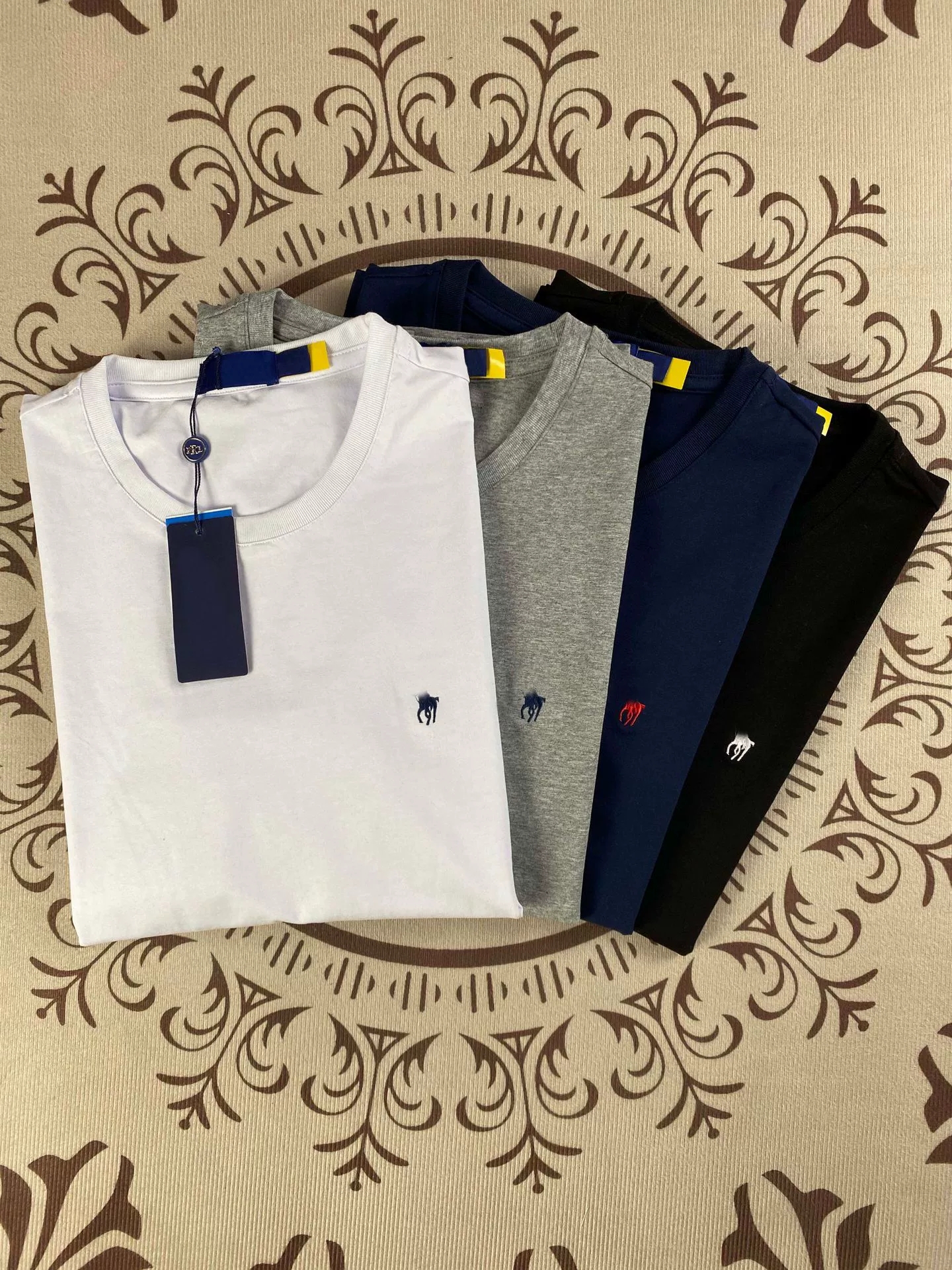 Summer Designer T Shirt Men Pure Cotton Short-sleeved Crew Neck Women Luxury Embroidered Couple Round Collar Breathable Solid T Shirt