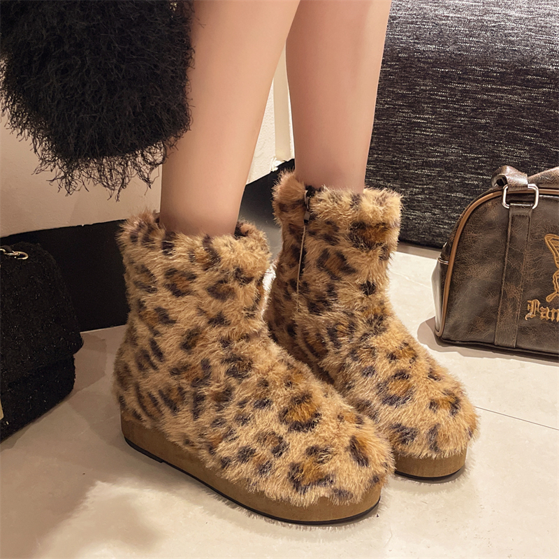 hot Free shipping designer Boots for woman cotton shoes keep warm Fashion Boots vintage platform white brown snow boots
